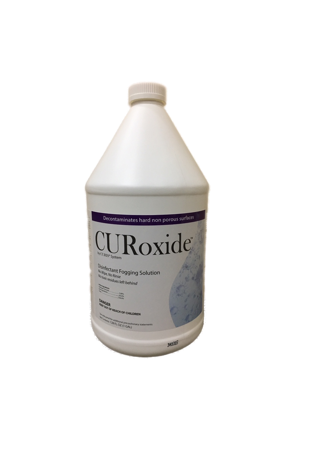 CUROXIDE DISINF 4GAL/  7%  HYDROGEN PEROXIDE, PPE SILVER 